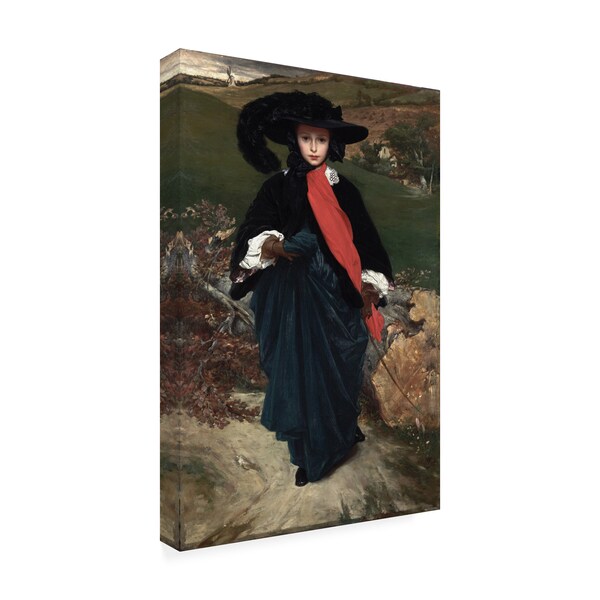 Leighton 'Portrait Of May Sartoris' Canvas Art,16x24